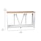 Flash Furniture 52 W, 14 L, 32 H, Engineered Wood, Brushed White Wash/Warm Oak ZG-034-WH-WOAK-GG - alternate 6